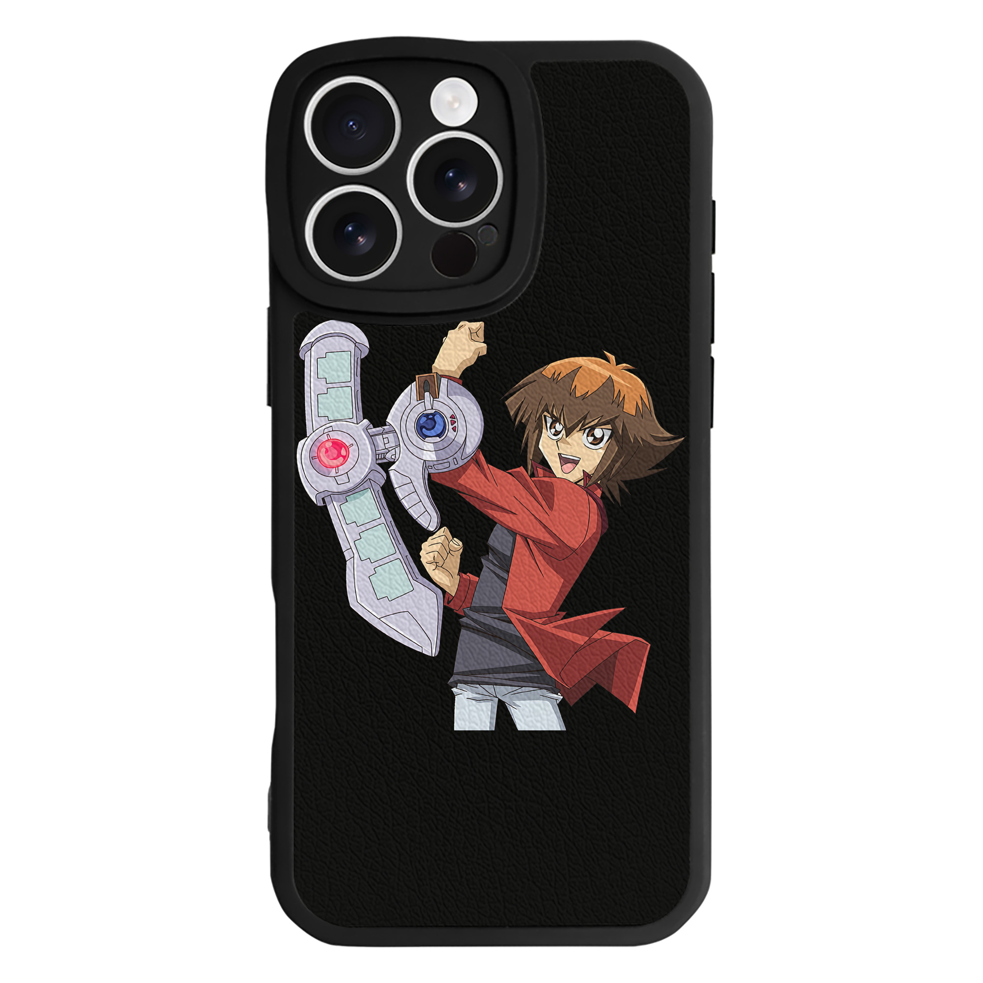 （画像用） 遊☆戯☆王 Yu-Gi-Oh! 【iPhone 16シリーズ対応】シリコンスマホケース（レザー調） 材質：シリコン